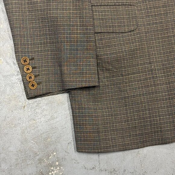 Barneys New York Redaelli Hopsack Blazer Loro Piana 110s Sport Coat Italy 42 L - Picture 3 of 10